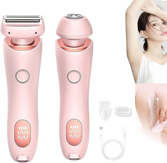 Electric double head hair shaver